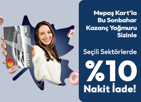 Mepaş Sanal Kart’tan Seçili Markalarda %10 Nakit İade!
